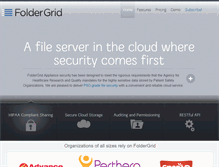 Tablet Screenshot of foldergrid.com
